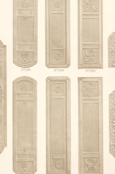 Lincrusta Heritage Door Plates